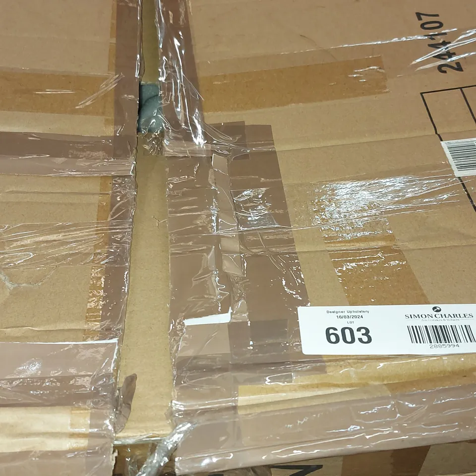 BOXED SET OF 2 CASTEAU UPHOLSTERED DINING CHAIRS - BROWN (1 BOX)