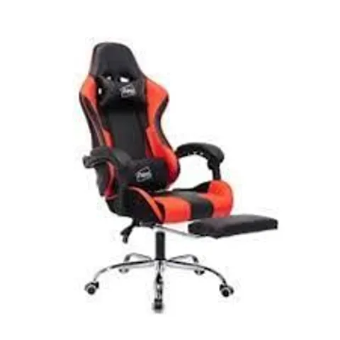 BOXED SIT BETTER WORK HARDER GAMING LOUNGER IN RED