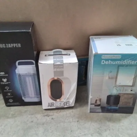 PALLET CONTAINING A LARGE QUANTITY OF ELECTRICAL PRODUCTS TO INCLUDE;BUG ZAPPER,AIR HEATER,DEHUMIDIFIER 