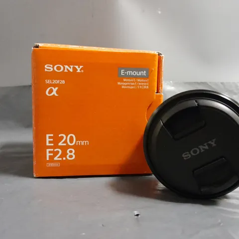 SONY E 20MM F2.8 LENS