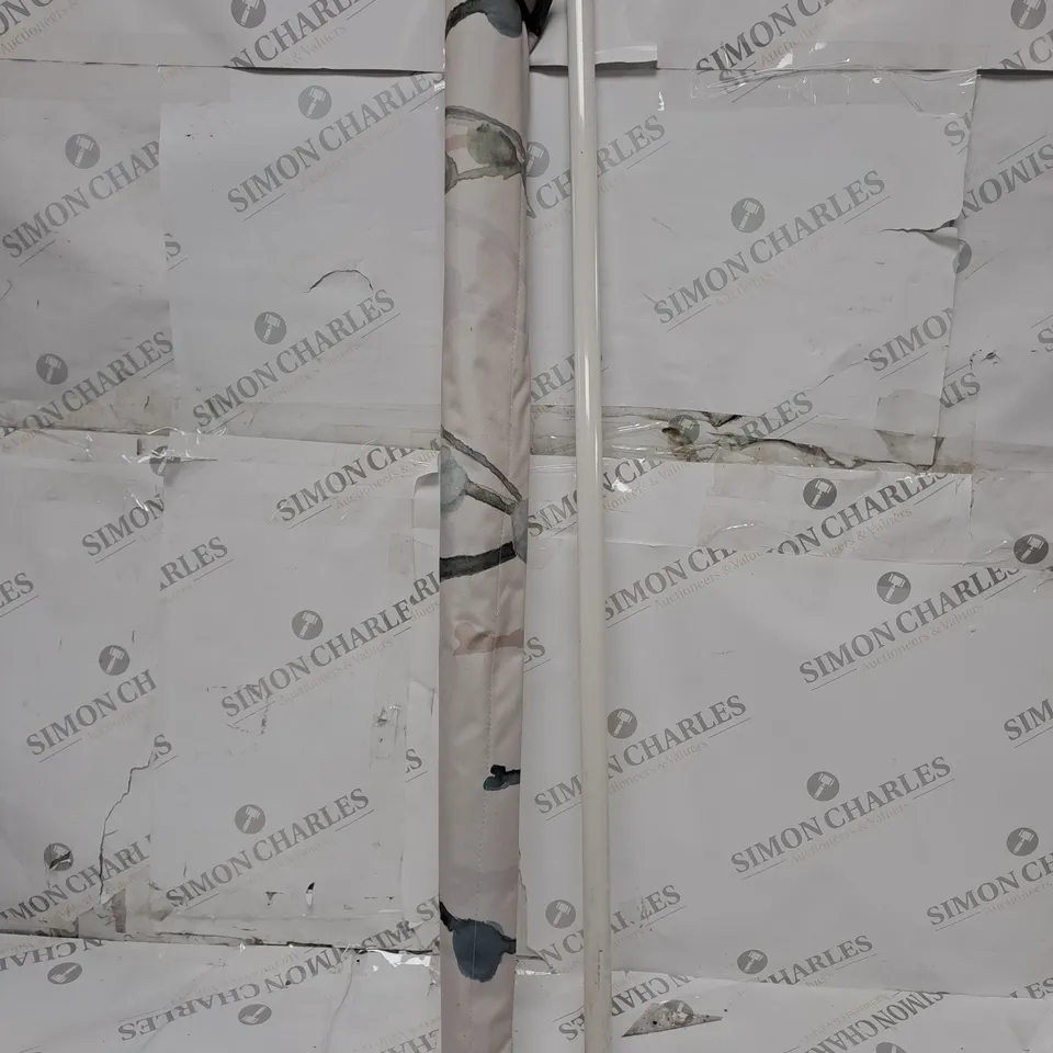 TWO ROLLER BLINDS PAINTED WILLOW & BLACKOUT PRINTED 87CM - COLLECTION ONLY  RRP £30