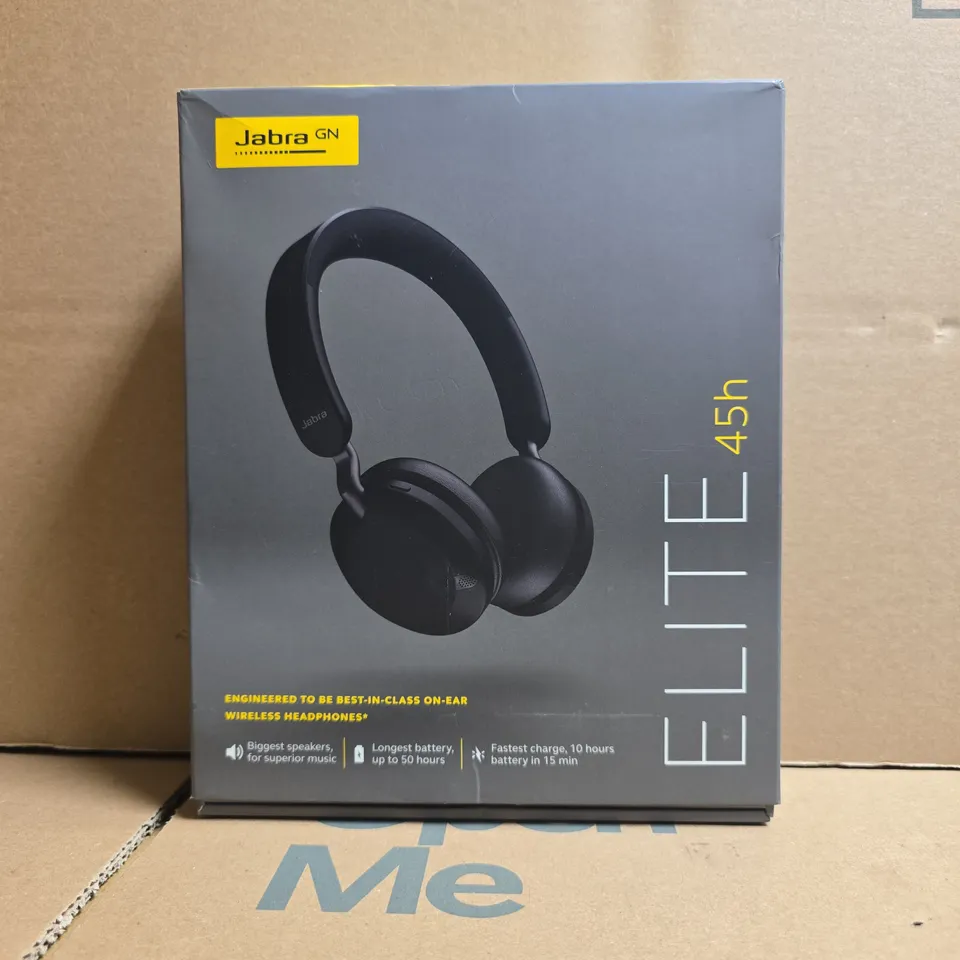 JABRA ELITE 45H OVER-EAR HEADPHONES IN BLACK