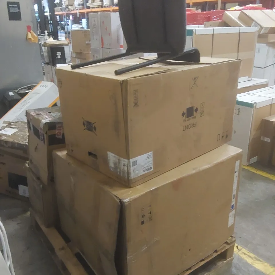 PALLET CONTAINING A LARGE QUANTITY OF ASSORTED ITEMS INCLUDING: FURNITURE PARTS ECT