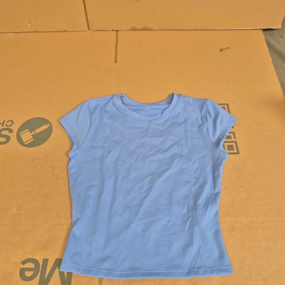 ADANOLA T-SHIRT – BLUE, SMALL