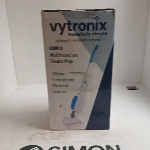 WYTRONIX MULTIFUNCTION STEAM MOP – BOXED