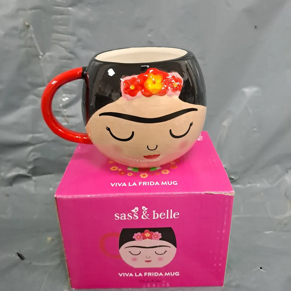 BOXED SASS & BELLE VIVA LA FRIDA MUG 