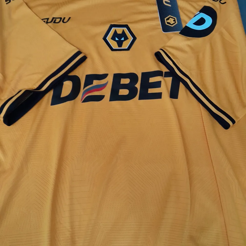 SUDU WOLVES HOME SHIRT IN GOLD SIZE 2XL