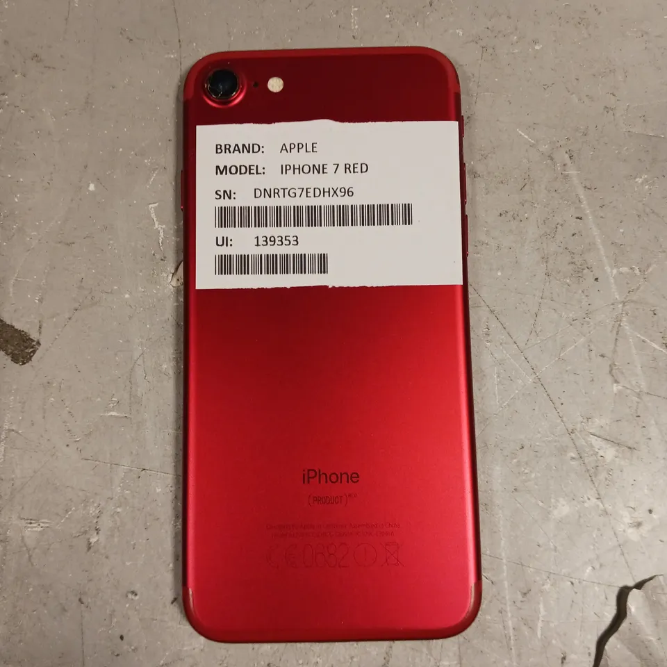 APPLE IPHONE 7 RED 