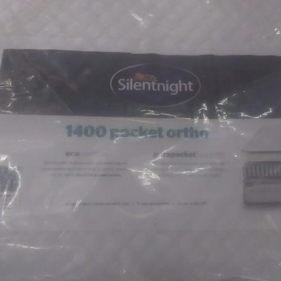 BAGGED SILENTNIGHT ECO COMFORT ORTHO POCKET SPRUNG 6FT SUPERKING MATTRESS 