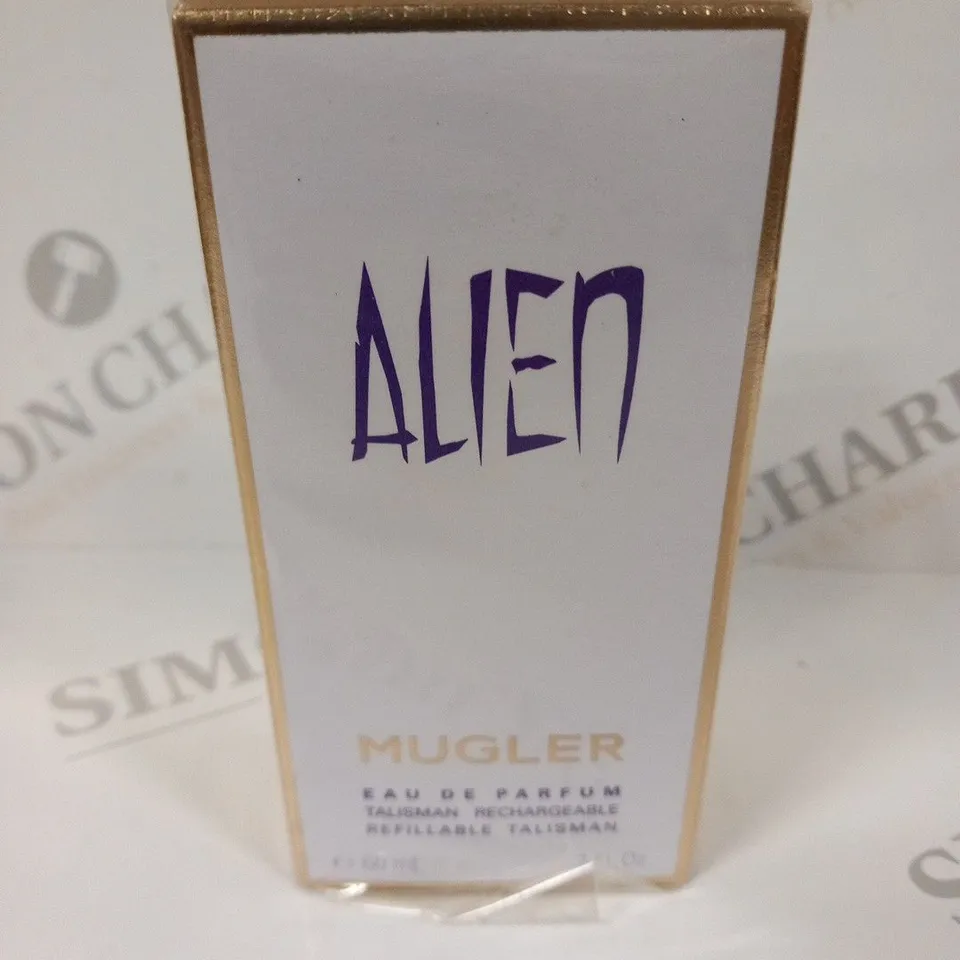 BOXED AND SEALED ALIEN MUGLER EAU DE PARFUM REFILLABLE TALISMAN 60ML