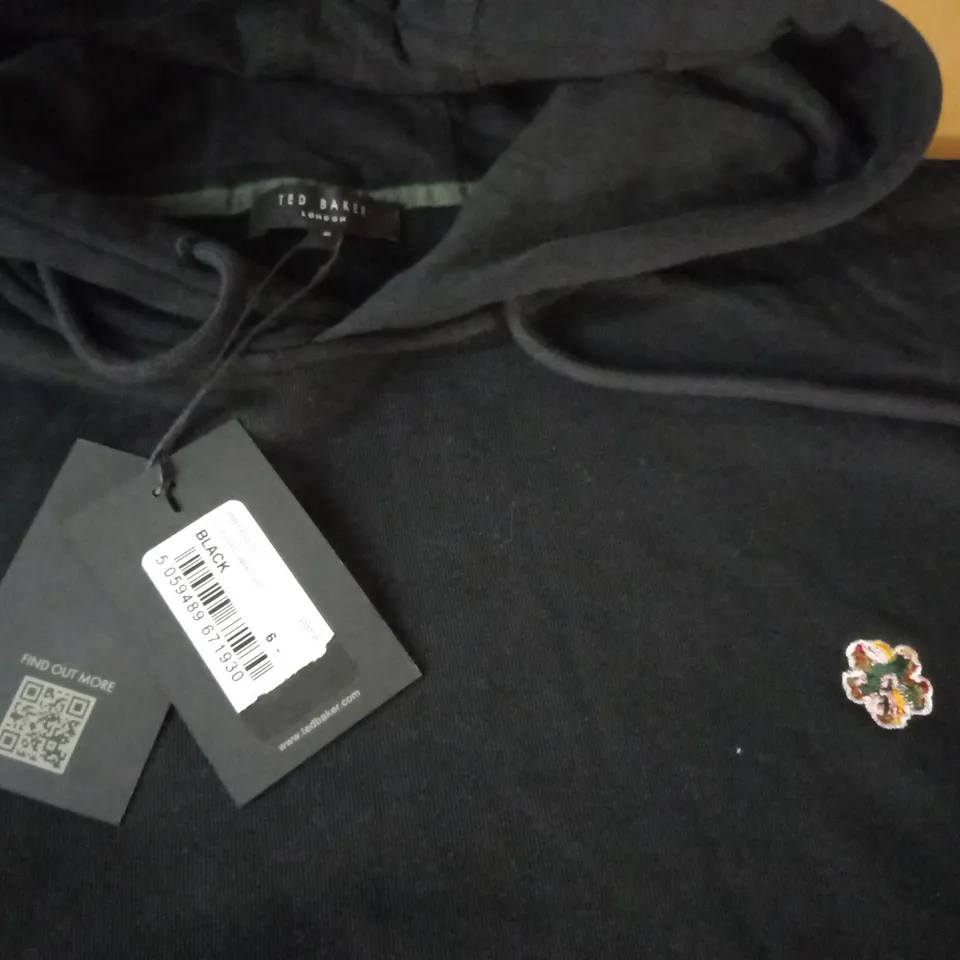 TED BAKER LONG SLEEVE HOODED SWEATSHIRT - 6