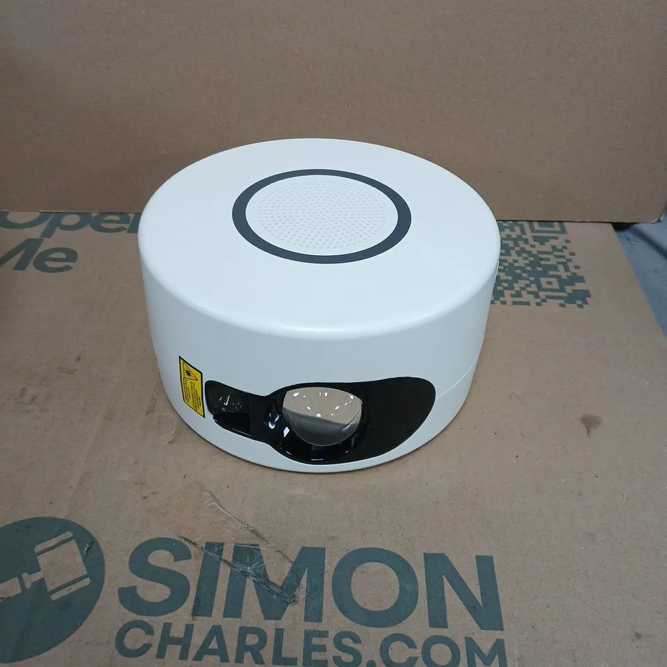 STAR PROJECTOR NIGHT SKY LIGHT – WHITE CYLINDRICAL PROJECTION DEVICE