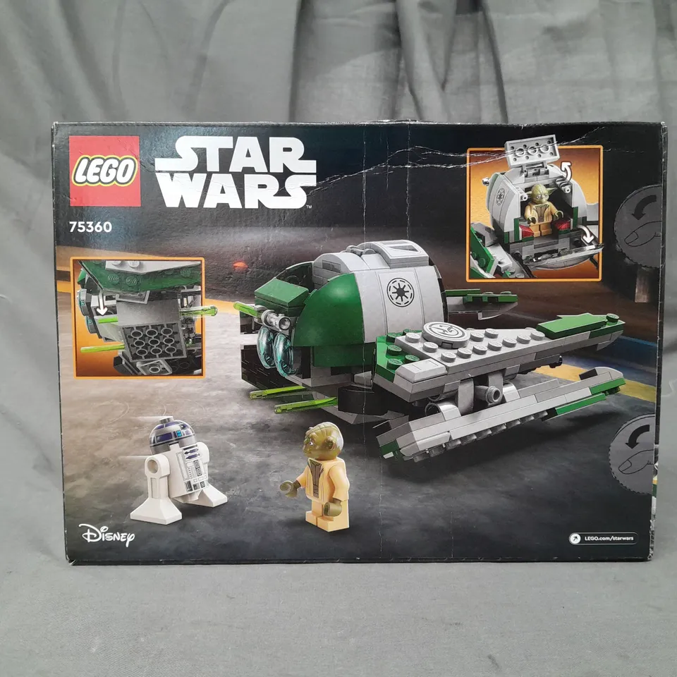 BOXED LEGO STAR WARS 75360 YODA'S JEDI STARFIGHTER
