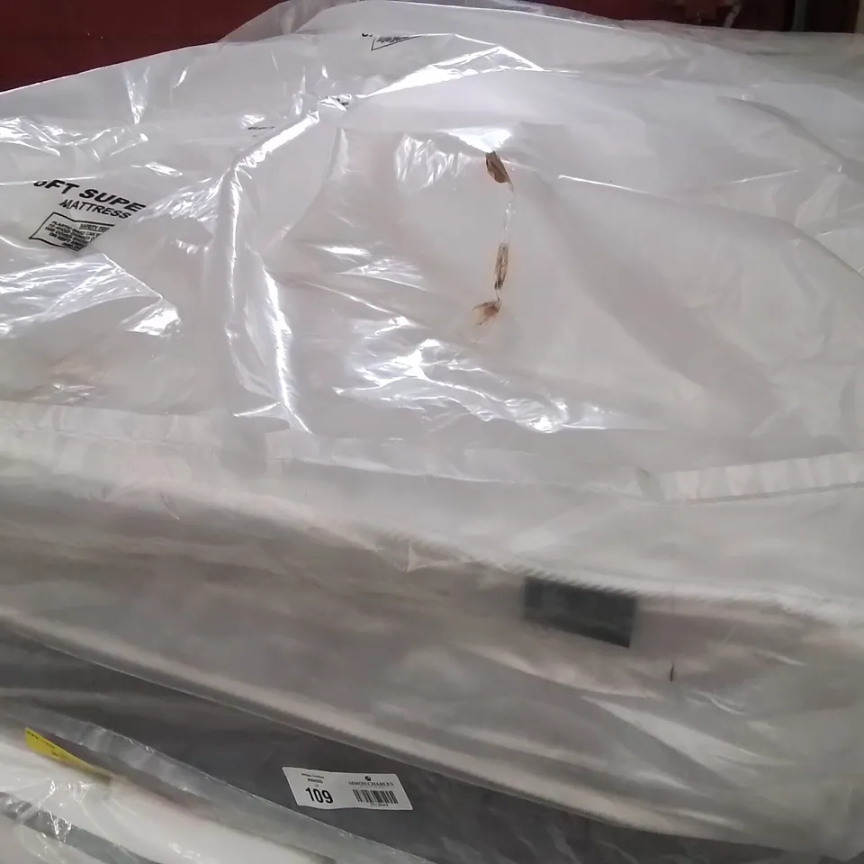 QUALITY BAGGED AFRIN BONNEL OPEN COIL DOUBLE MATTRESS 