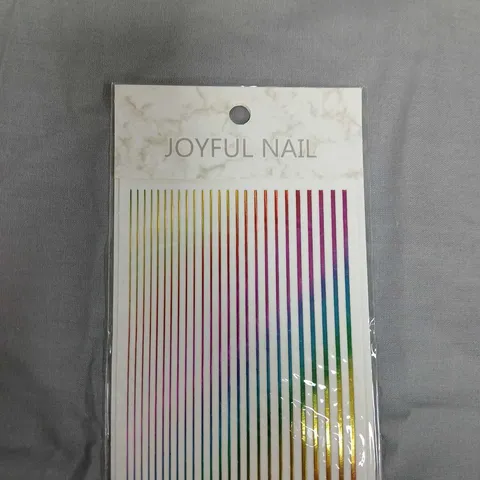 BOX OF APPROXIMATELY 90 JOYFUL NAILS NAIL STICKERS