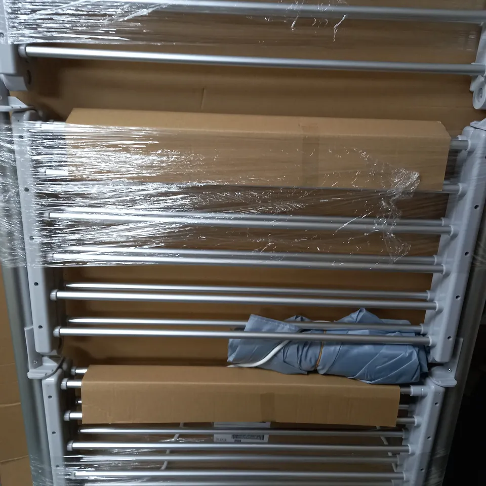 ORGANISED OPTIONS 3 TIER HEATED AIRER WITH 21M DRYING SPACE & COVER - COLLECTION ONLY