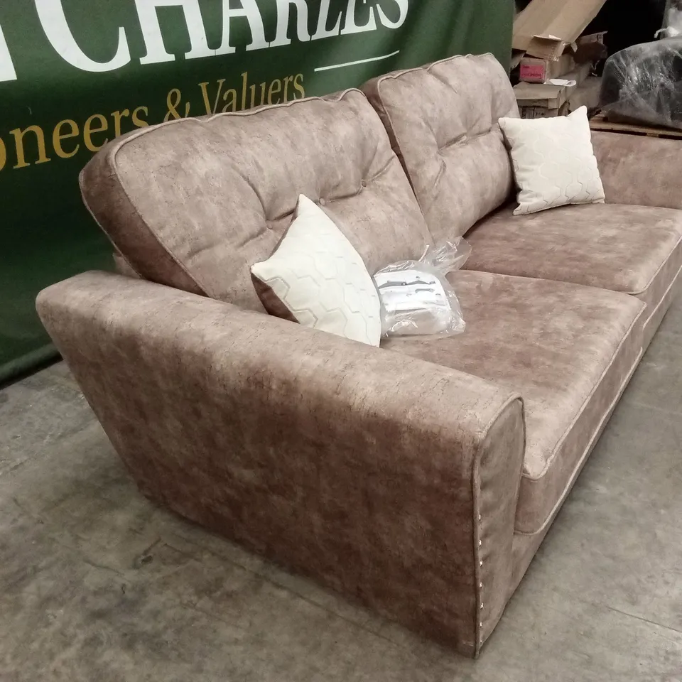 AMAYA FABRIC 3 SEATER SOFA RRP £999