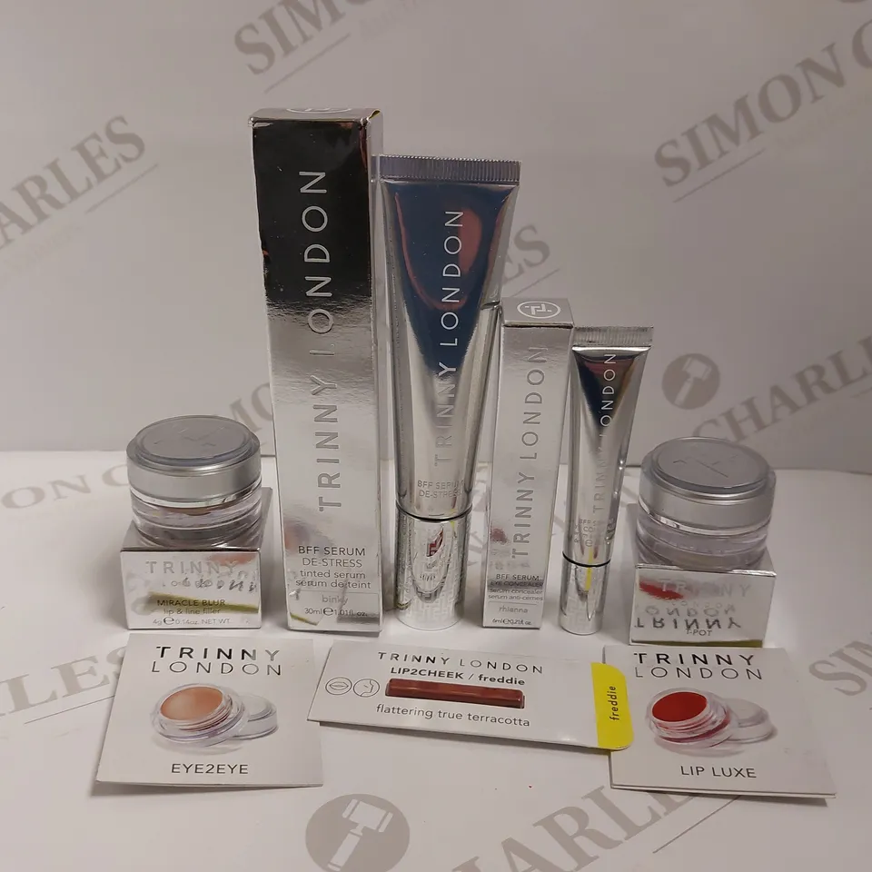 BOX OF APPROX 6 TRINNY LONDON ITEMS TO INCLUDE TINTED SERUM, EYE CONCEALER, LIP AND LINE FILLER