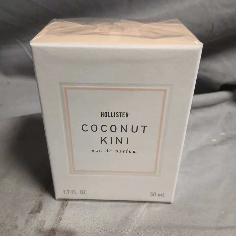 BOXED AND SEALED HOLLISTER COCONUT KINI EAU DE PARFUM 50ML