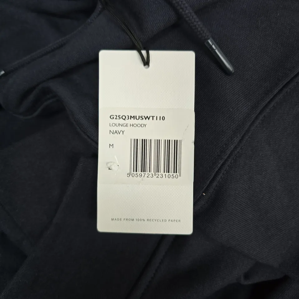 LOUNGE HOODIE NAVY – SIZE M