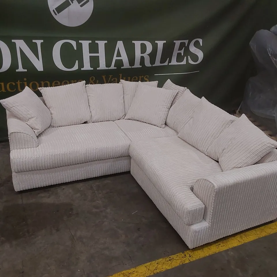 QUALITY DESIGNER AJO 4 SEATER CORD SOFA