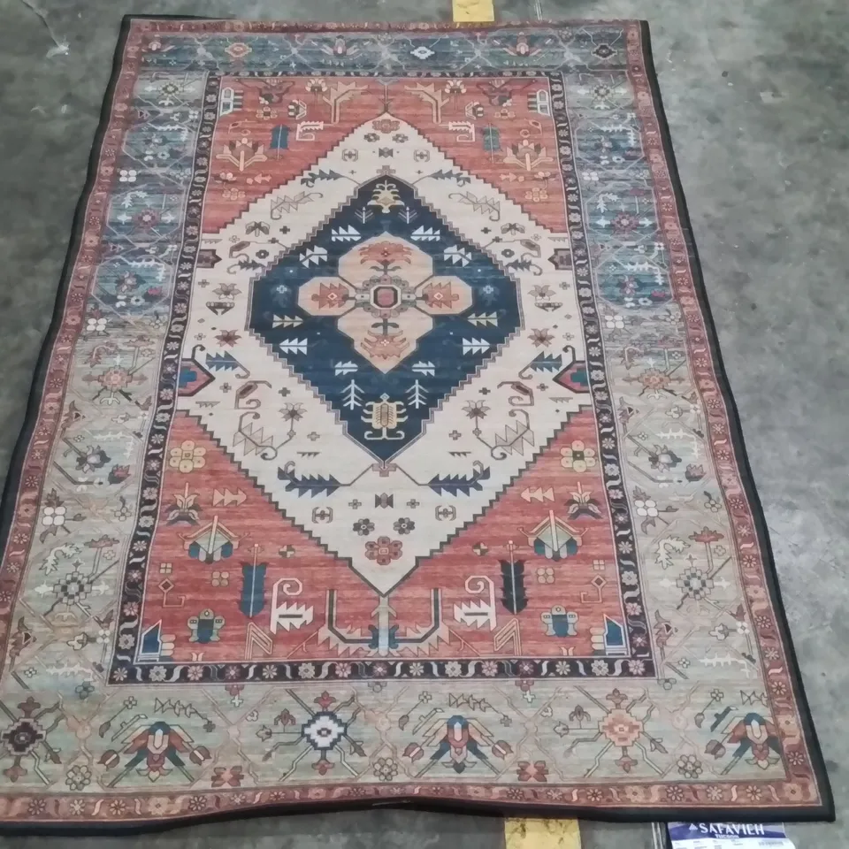 TUSCON HEIRLOOM MACHINE WASHABLE AREA RUG APPROXIMATELY 180X126CM