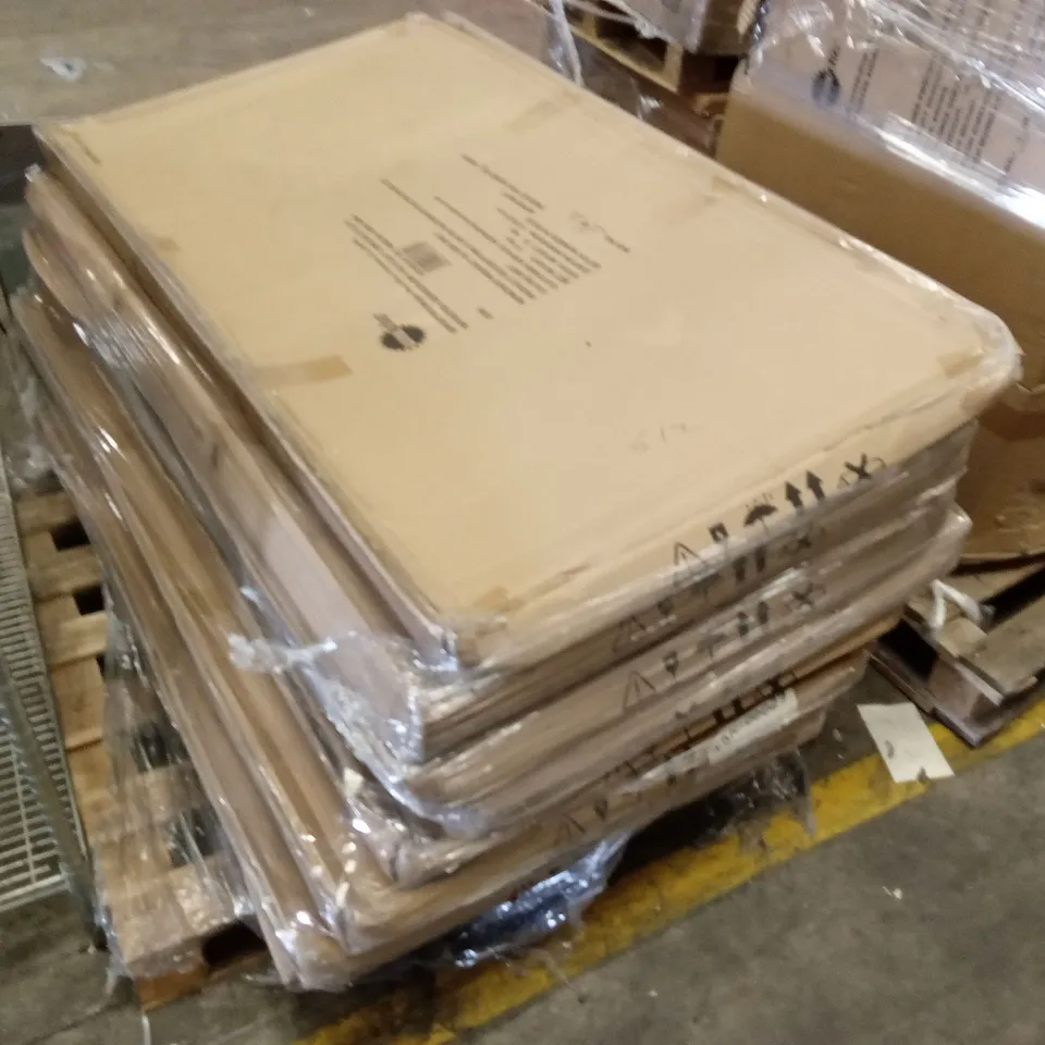PALLET OF ASSORTED INCOMPLETE RATTAN OUTDOOR FURNITURE SETS, PARTS ONLY
