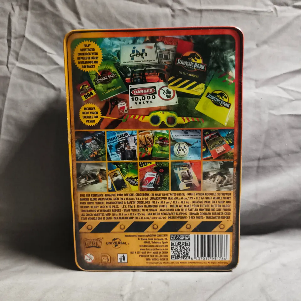 SEALED JURASSIC PARK: THE LOST MEMORIES COLLECTOR'S BOX