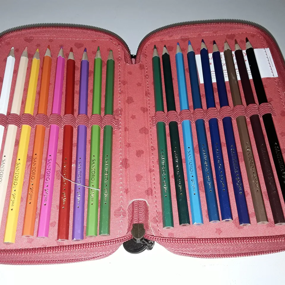SANTORO PENCIL CASE WITH STATIONERY
