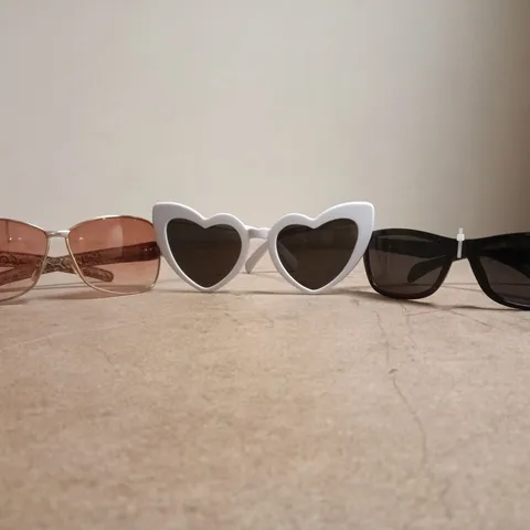 APPROXIMATELY 15 ASSORTED PAIRS OF GLASSES IN VARIOUS COLOURS AND STYLES