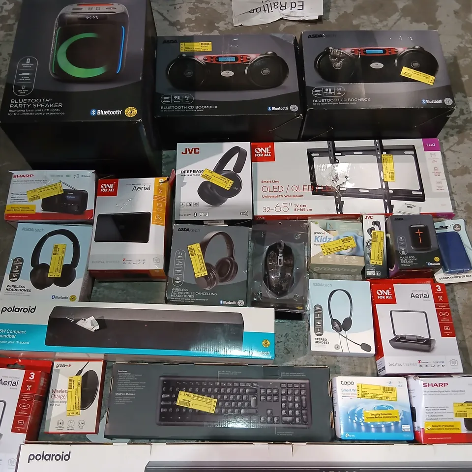 LARGE PALLET OF ASSORTED UNPROCESSED RAW RETURNS TO INCLUDE; 