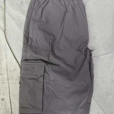 ARNE RELAXED FIT UTILITY CARGO PANTS I GREY SIZE SMALL
