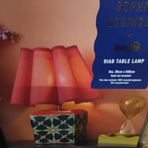 BOXED SOPHIE ROBINSON ROAD TABLE LAMP