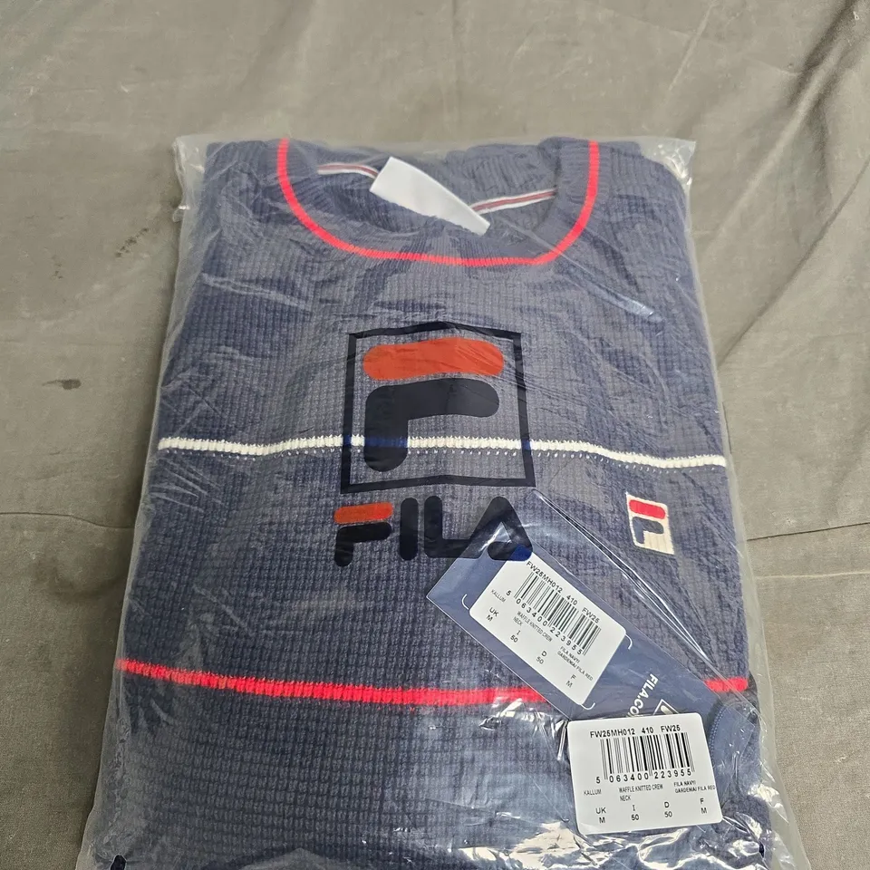 BAGGED FILA MEN'S KNIT JUMPER – SIZE M