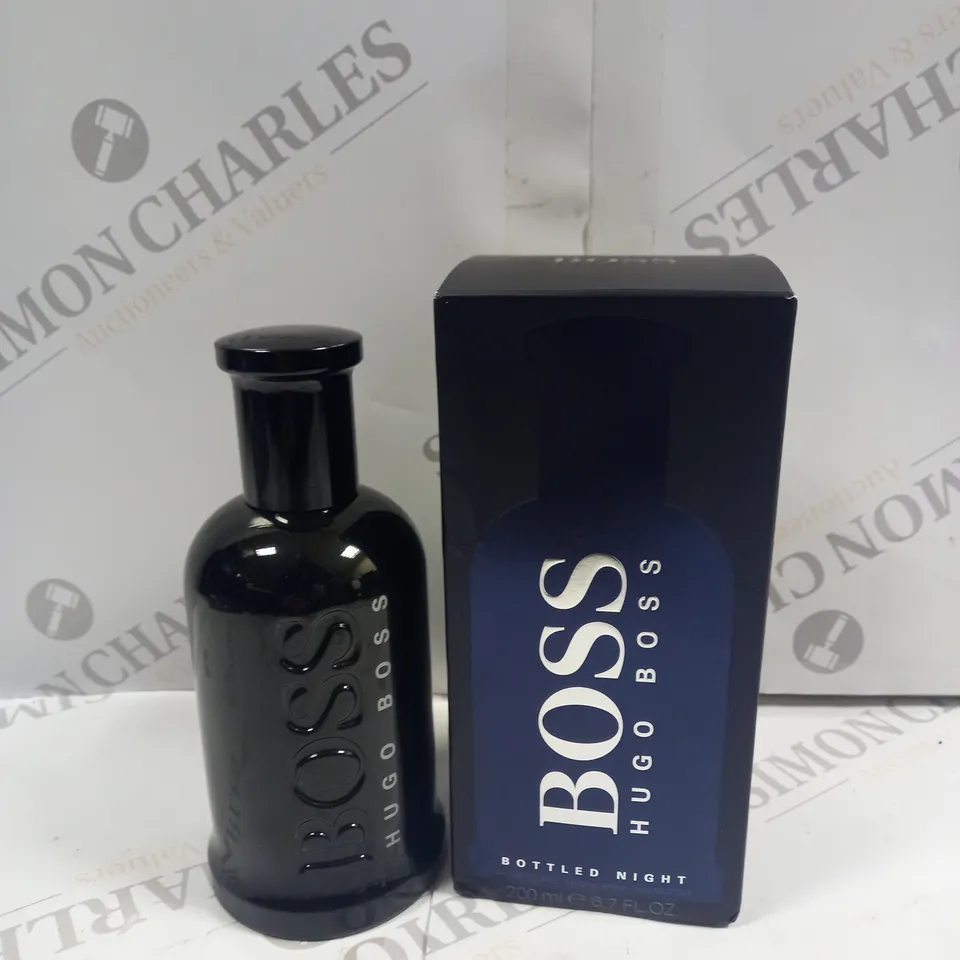 BOXED HOGO BOSS BOTTLED NIGHT 200ML AFTERSHAVE  RRP £96