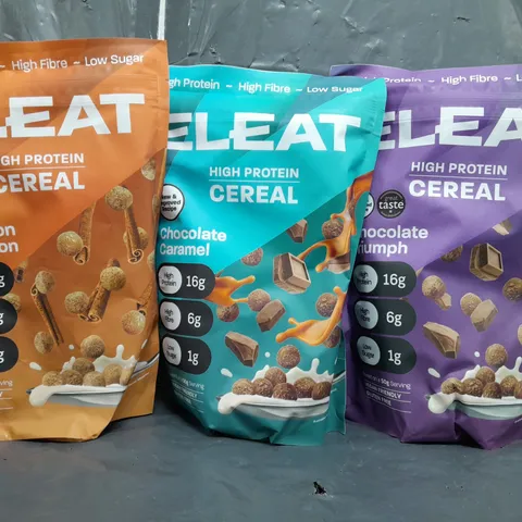 APPROXIMATELY 8 ASSORTED BAGS OF ELEAT CEREAL AND GRANOLA IN VARIOUS FLAVOURS