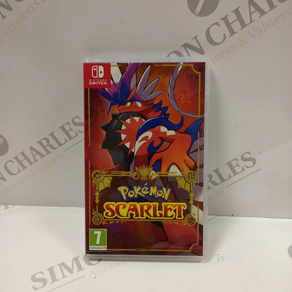 BOXED POKEMON SCARLET FOR THE NINTENDO SWITCH
