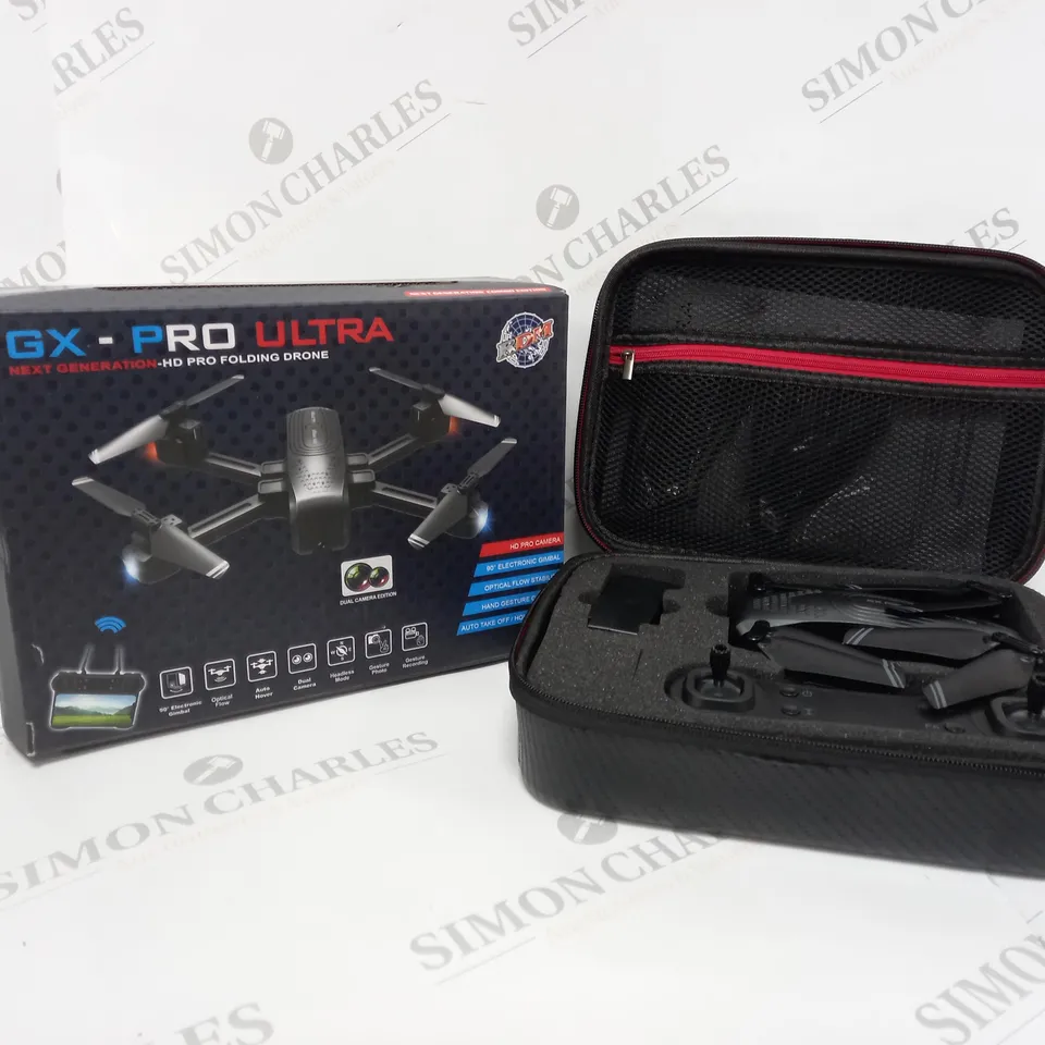 BOXED RDM GX-PRO ULTRA NEXT GENERATION HD PRO FOLDING DRONE 