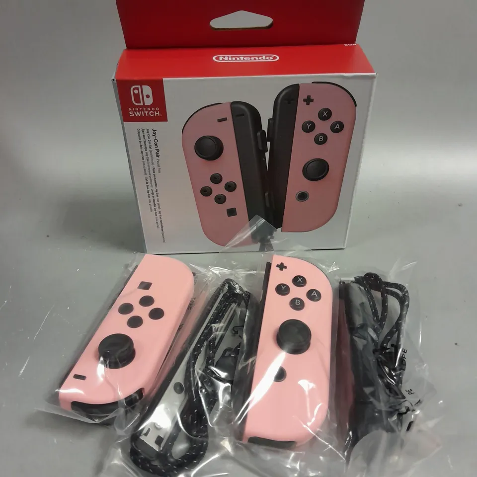 BOXED NINTENDO JOY-CON PAIR - PASTEL PINK 