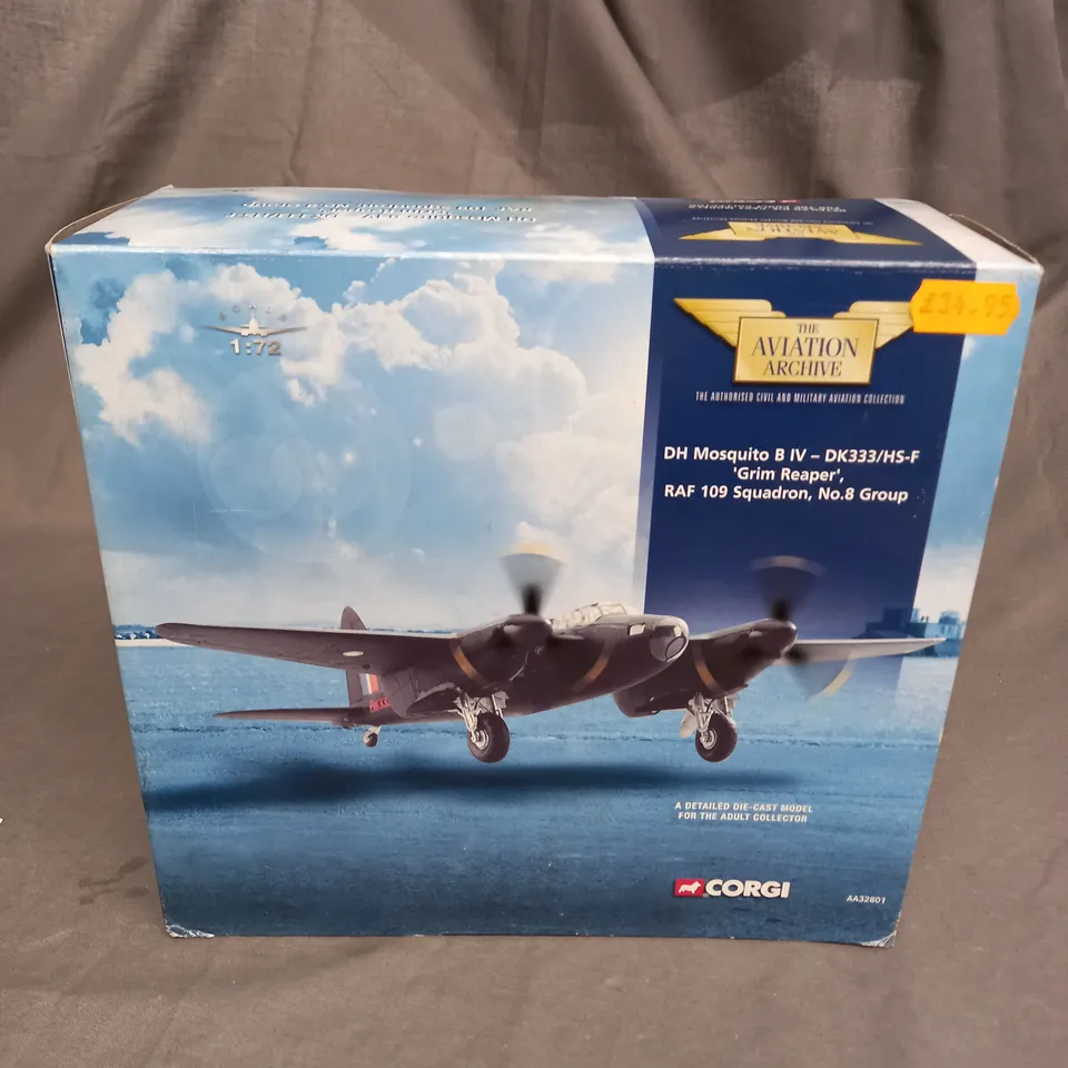 CORGI DH MOSQUITO B IV - GRIM REAPER - RAF 109 SQUADRON - NO.8 GROUP - SCALE 1:72