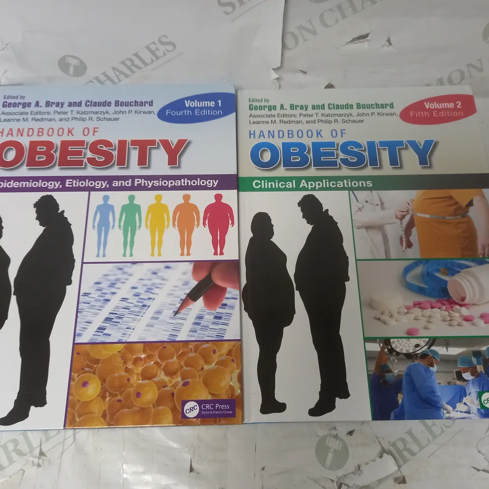 HANDBOOK OF OBESITY VOLUME 1 & 2 BY GEORGE A BRAY AND CLAUDE BOUCHARD