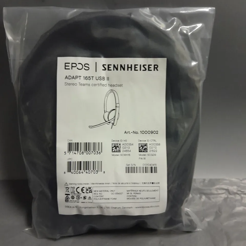 SENNHEISER ADAPT 165T STEREO TEAMS HEADSET