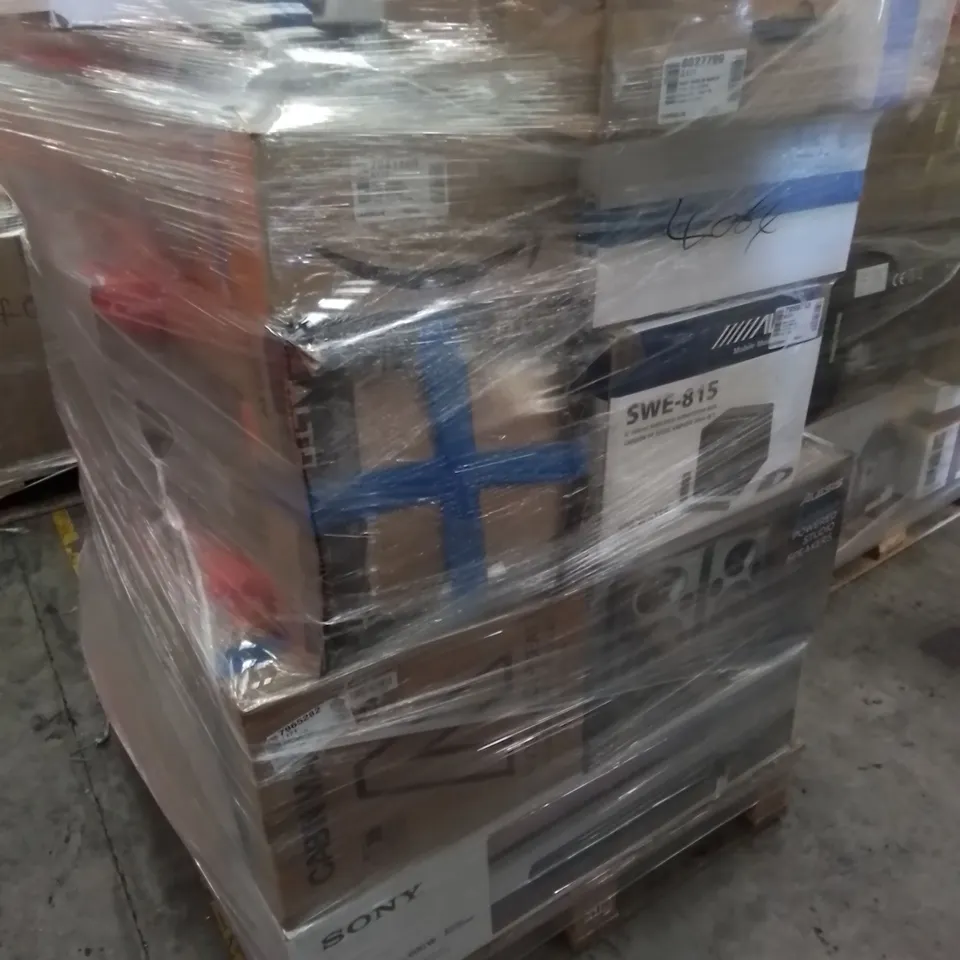 PALLET TO CONTAIN APPROXIMATELY 28 ASSORTED ELECTRONIC GOODS & PRODUCTS. INCLUDES