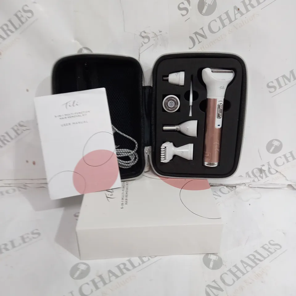 BOXED TILI 5-IN-1 MULTI-FUNCTIONAL HAIR REMOVAL KIT PINK