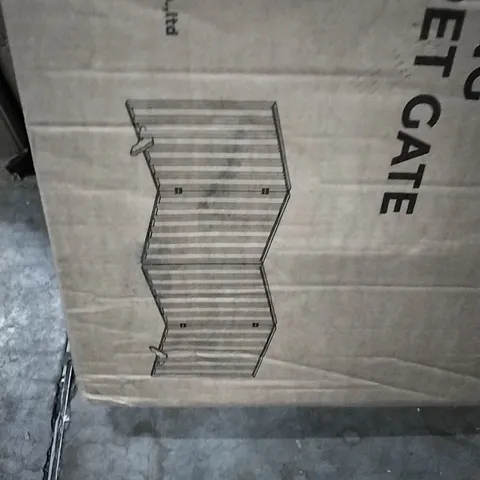 BOXED LIVING AND HOME 4 PANELS FREESTANDING FOLDABLE PET GATE