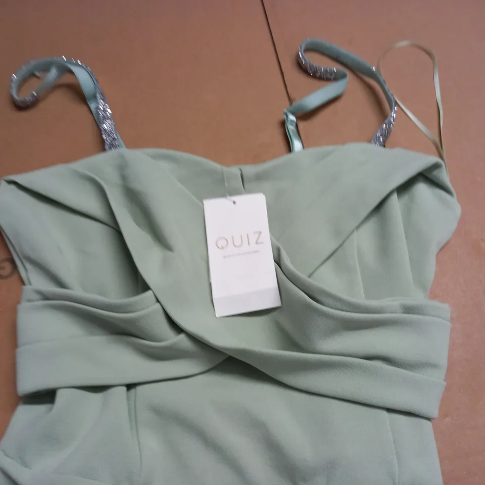 QUIZ SAGE DRESS - 8