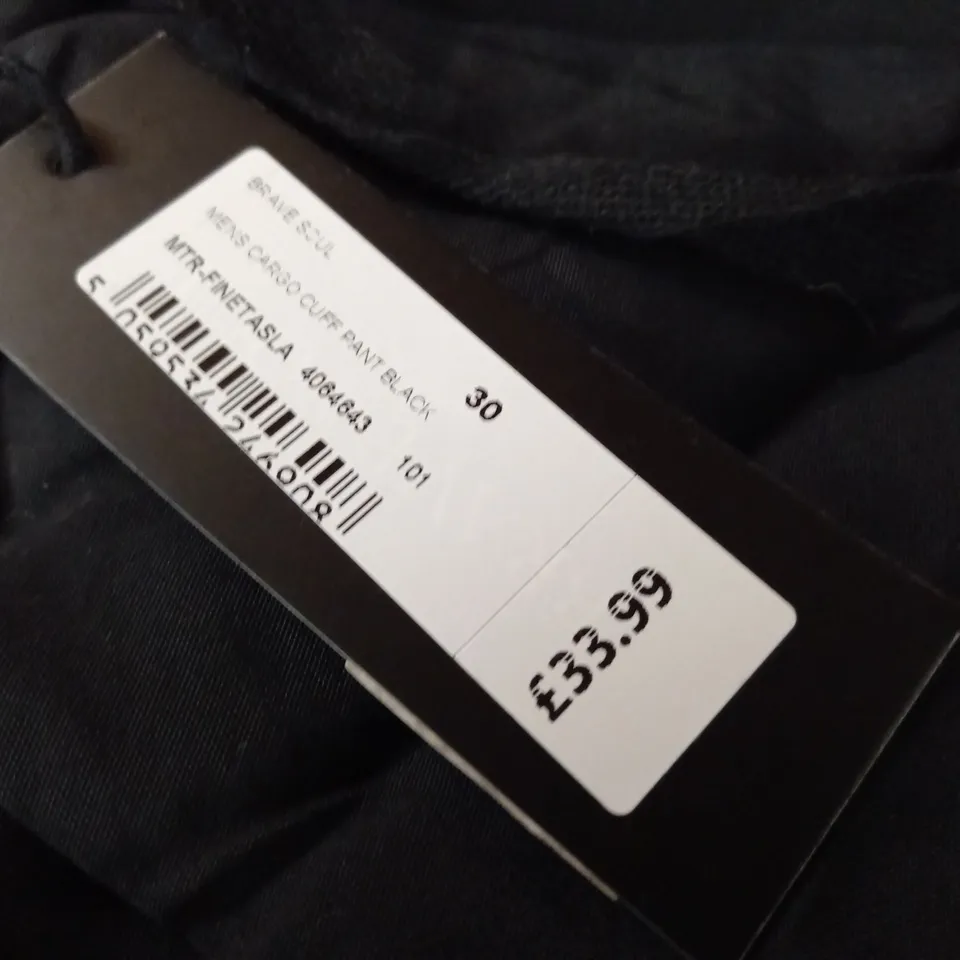 BRAVE SOUL MENS CARGO CUFF PANTS - 30
