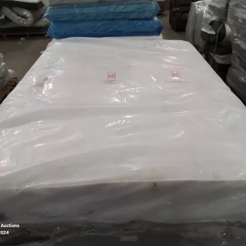 QUALITY BAGGED HOTEL QUALITY OPEN COIL 10" THICK TUFFTED DOUBLE MATTRESS
