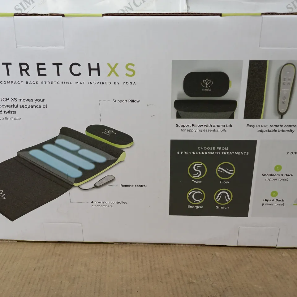 BOXED AS NEW HOMEDICS ZEN STRETCH XS BACK STRETCHING MAT