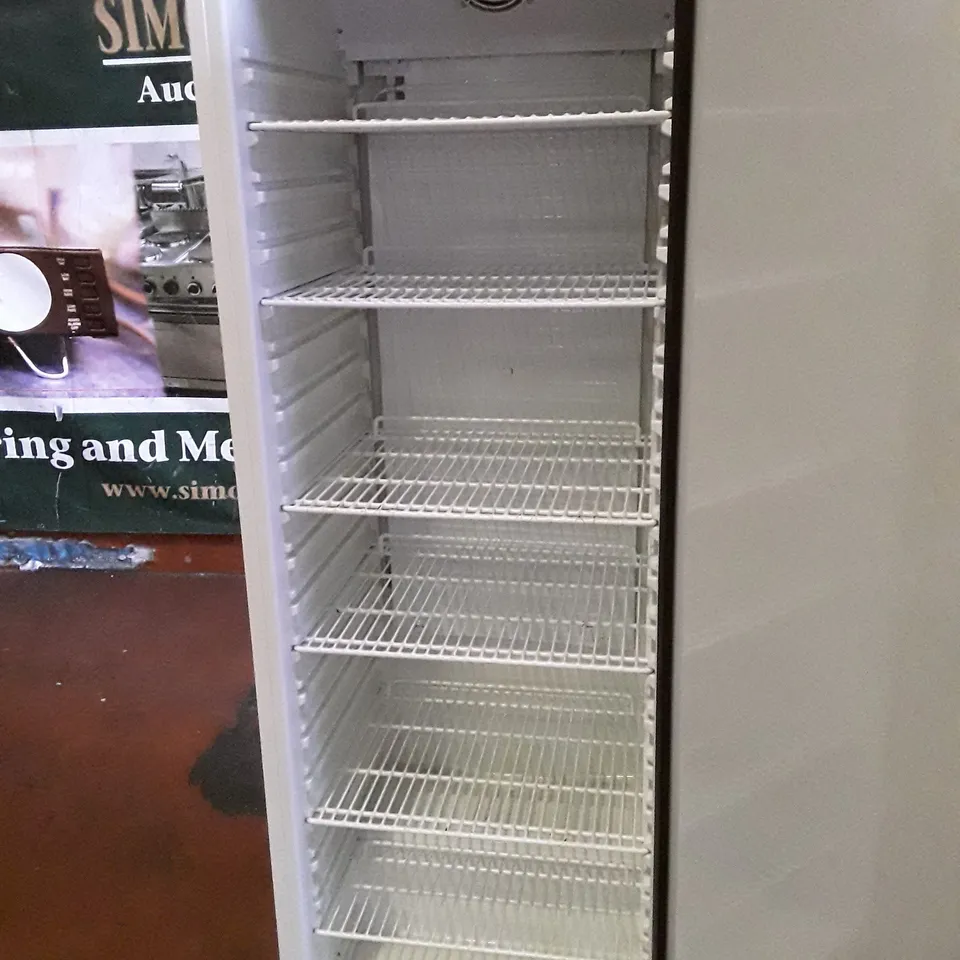 HUSKY COMMERCIAL UPRIGHT WHITE STORAGE FRIDGE 